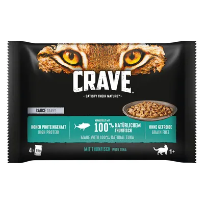 Crave Cat Pouches Trial Pack 4 x 85g