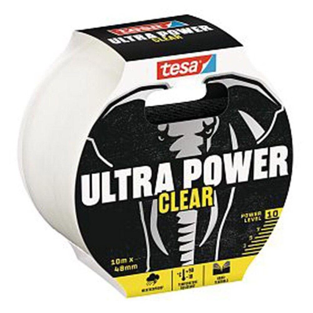 REPARASJONSTAPE TESA ULTRA POWER CLEAR 10MX48MM