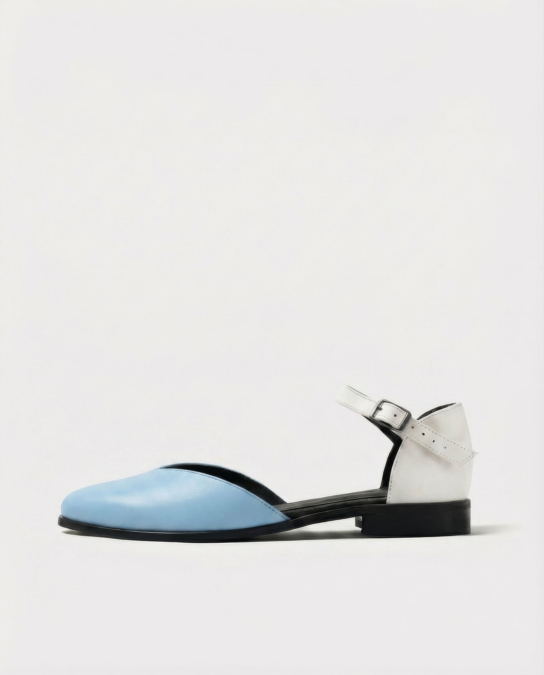 BOHEMA - Alexa Pumps Jasnoniebieskie, ze skóry roślinnej, polska rodzinna marka