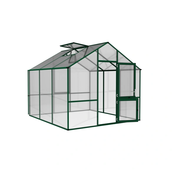 Gewächshaus »Lilie«, 9,6 m², Kunststoff/Aluminium, winterfest