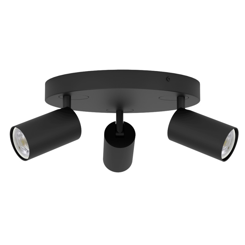 Spot LED Telimbela-Z noir connecté GU10 RGB 3 x 4,9 W EGLO