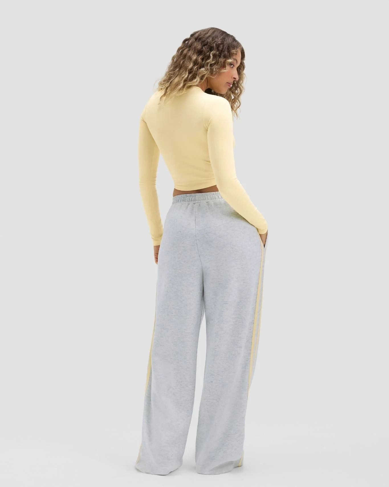 Jersey Stripe Joggers | Marl