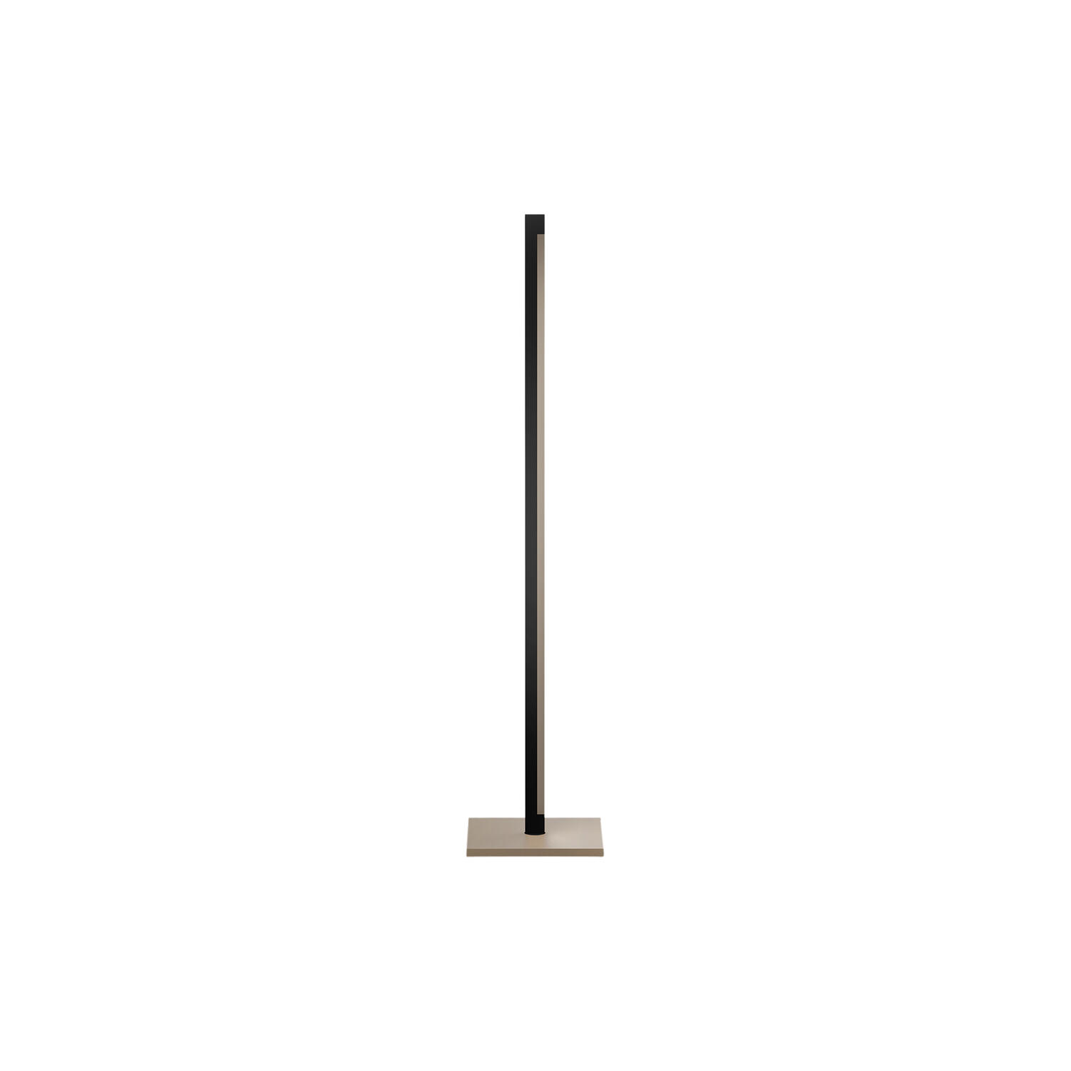 INLAY F1 LINEAR gulvlampe, matt black/satin gold