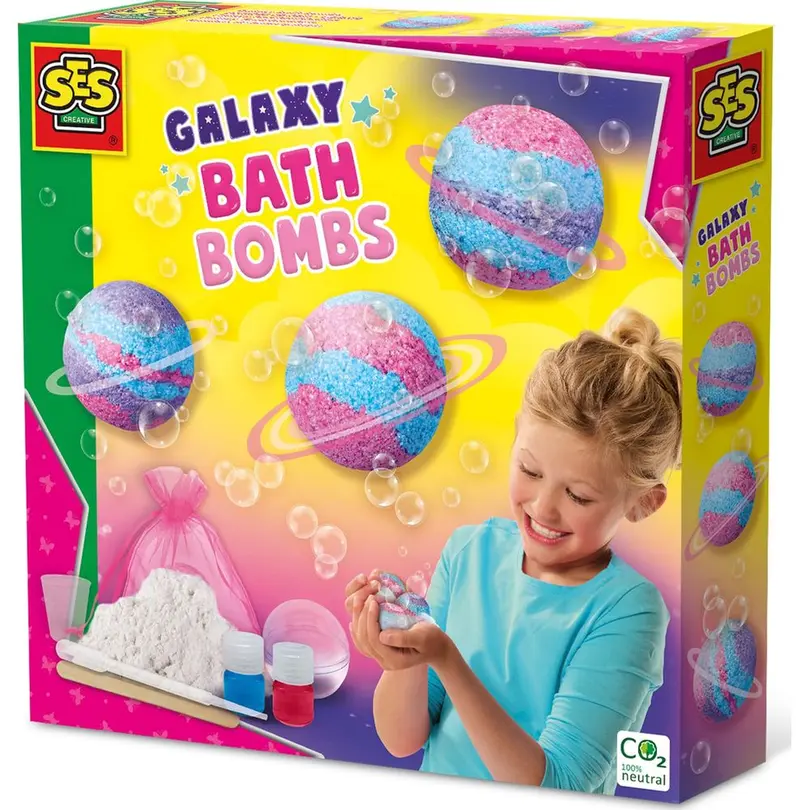 Spielset 2-teilig Galaxy-Badebomben