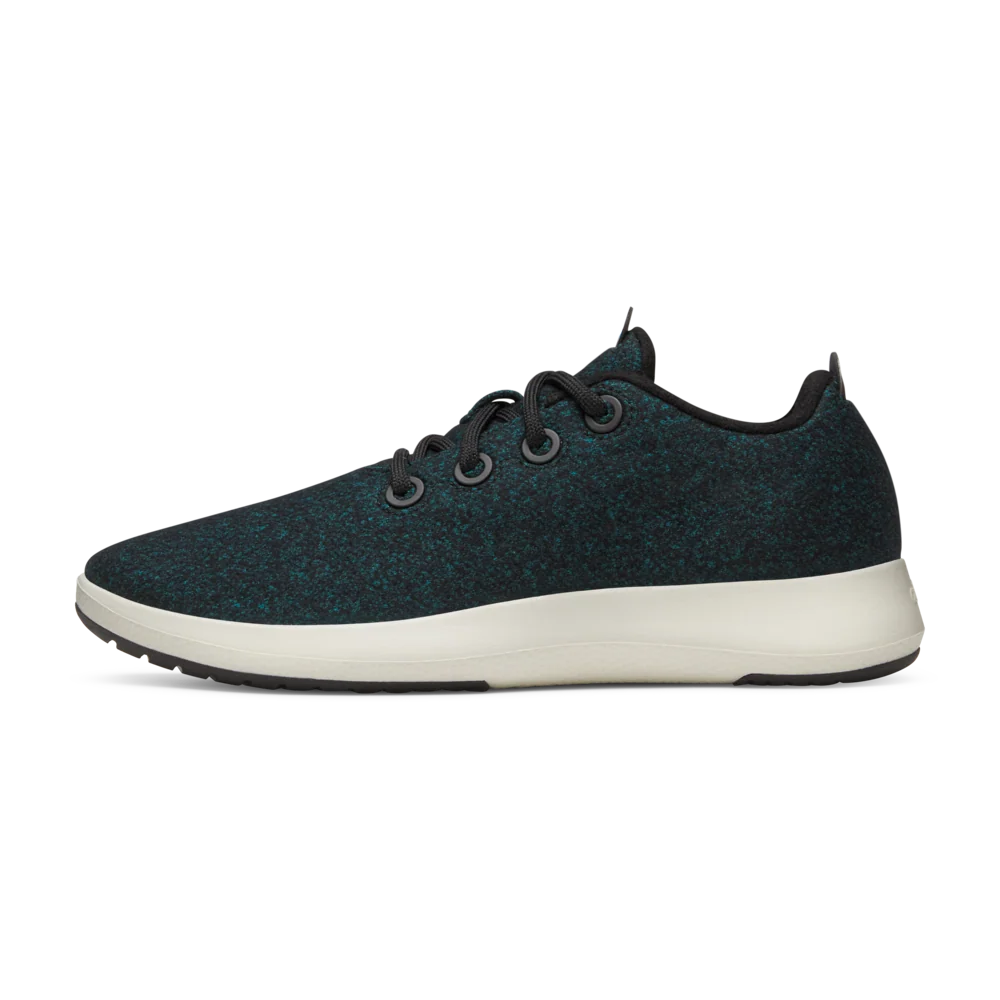 Women's Wool Runner Mizzle - Natural Black/Chasm Teal (Stony Cream Sole)