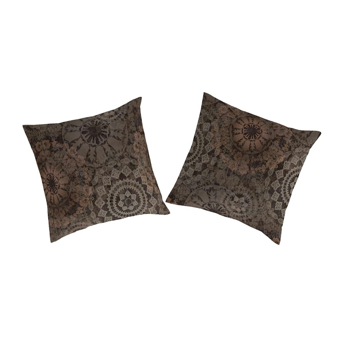 EIDER TO - 2 taies d'oreiller en coton bicolore 65x65