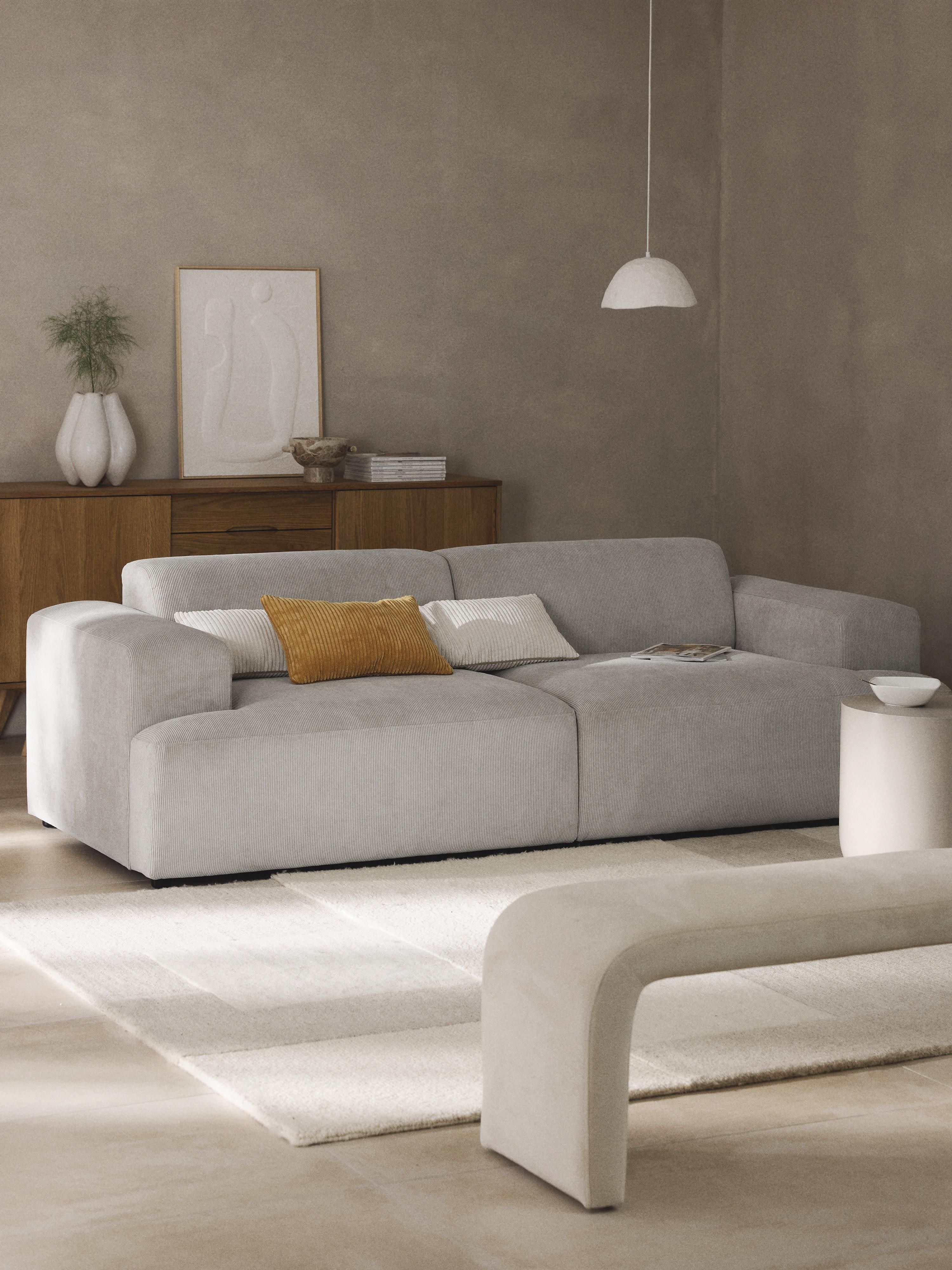 Cord-Sofa Melva (3-Sitzer)