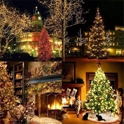 NNEOBA LED Garland String Lights &ndash; Warm White