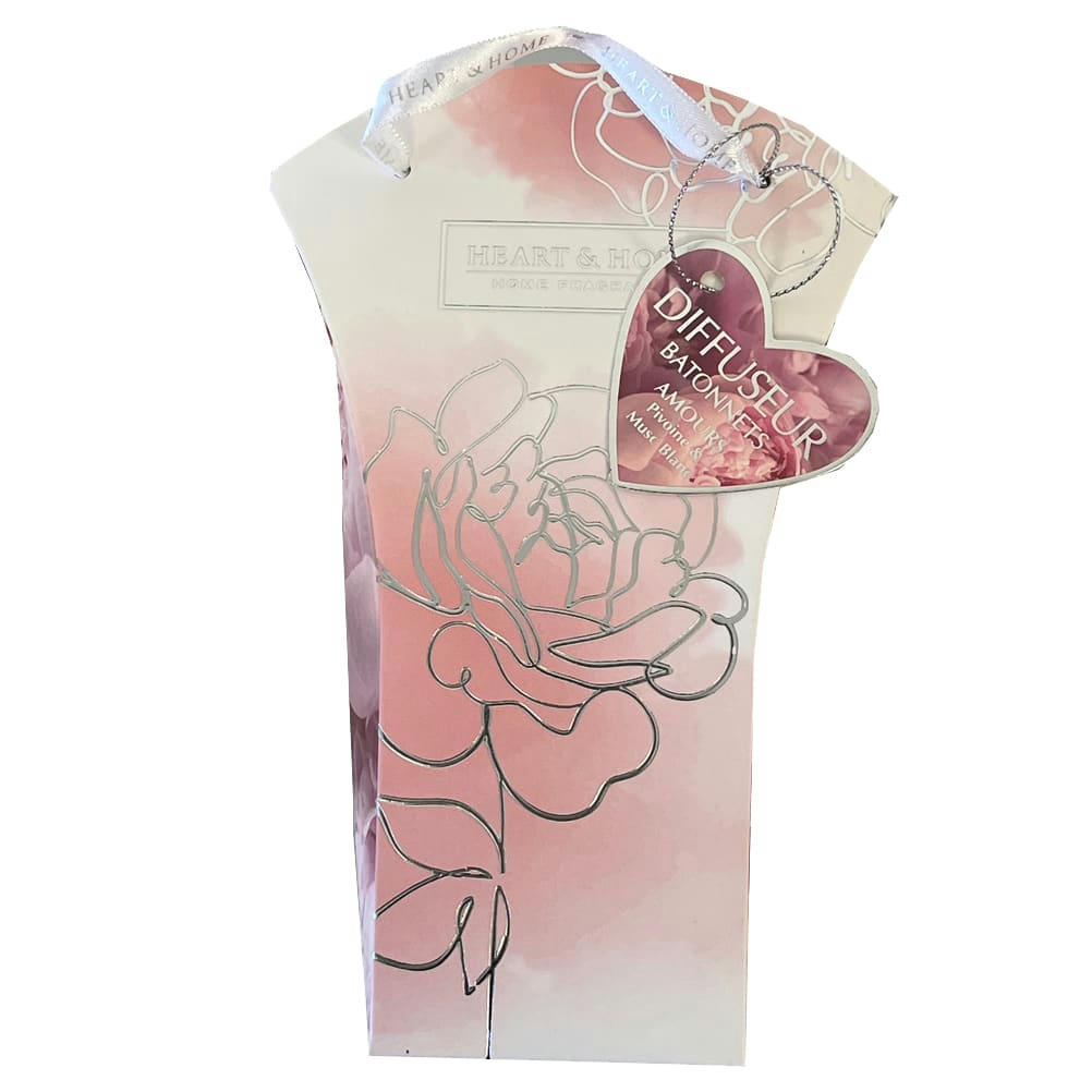 - Diffuseur à bâtons Heart and Home - Amour