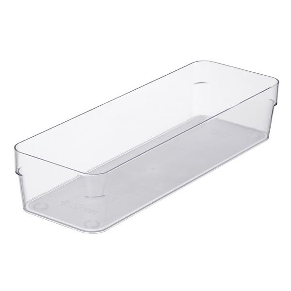 Casiers modulables transparents pour tiroir - 30 x 10 x 6 cm