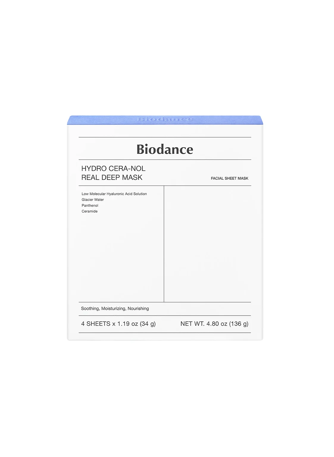 BIODANCE HYDRO CERA-NOL REAL DEEP MASK