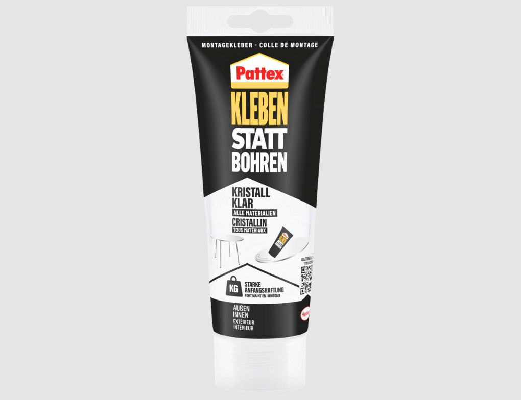 Pattex Kleben statt Bohren Kristallklar