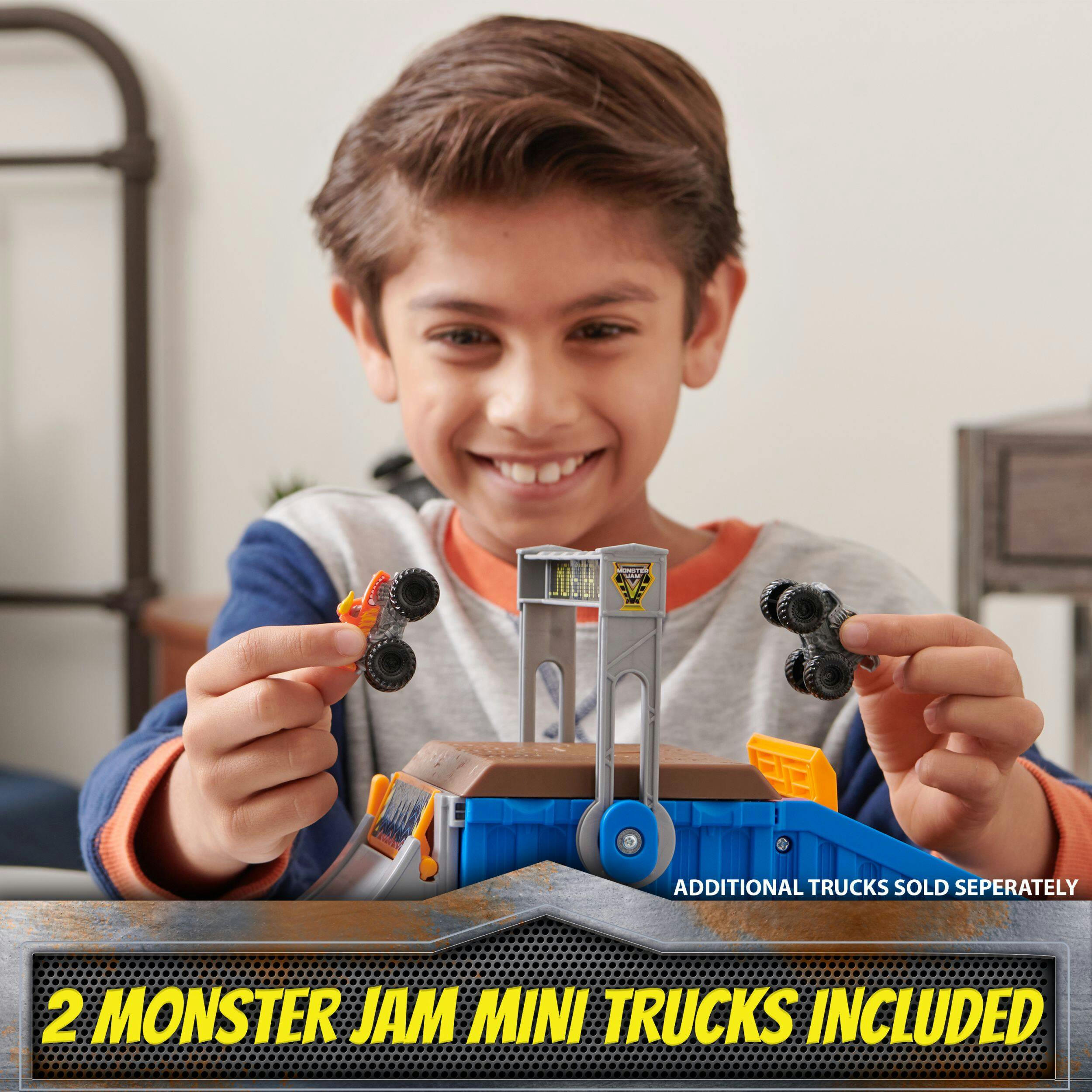Monster Jam Flip & Go Playset, Ages 3+