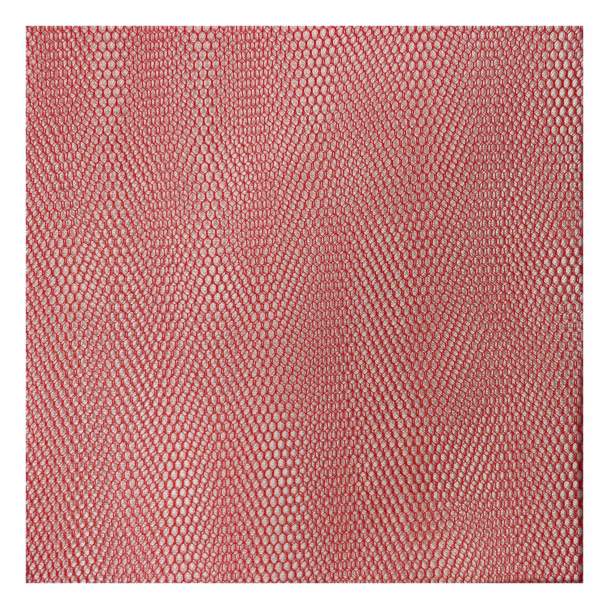Firecracker Nylon Dress Net Fabric by the Metre
