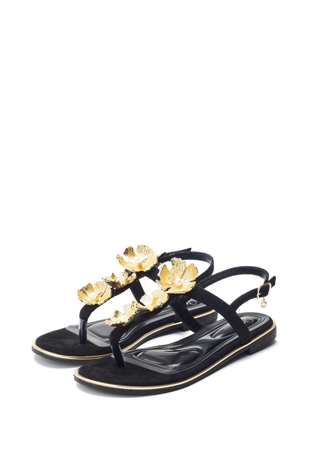 Moda In Pelle Jewelle' Alcantara Sandals