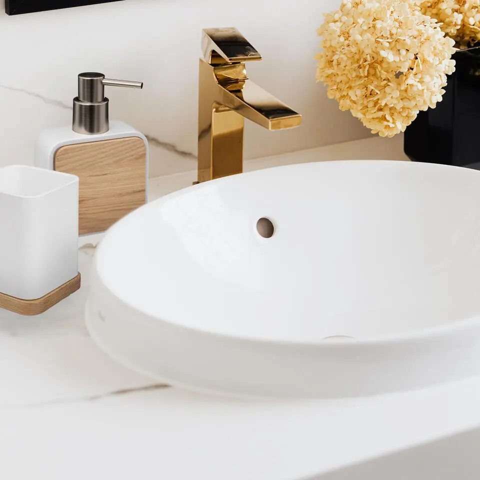 5Five Zeeppompje - wit - 10 x 15 cm - 200 ml - bamboe