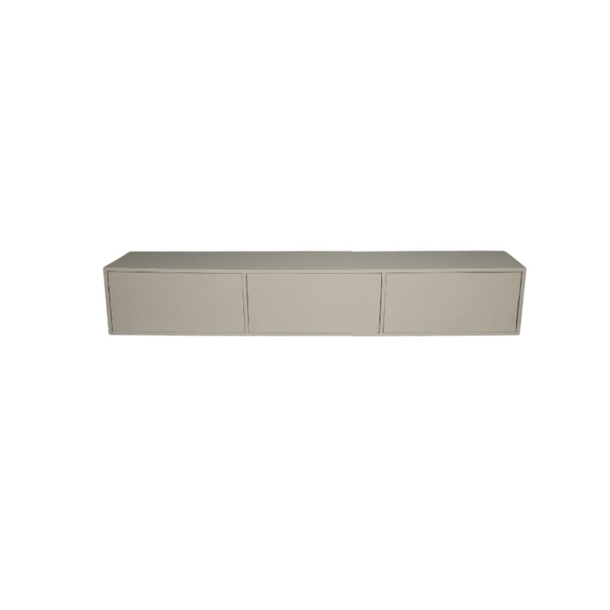 StarFurn Zwevend Tv-meubel Vision - Zandkleur Hout - 160x35x30cm