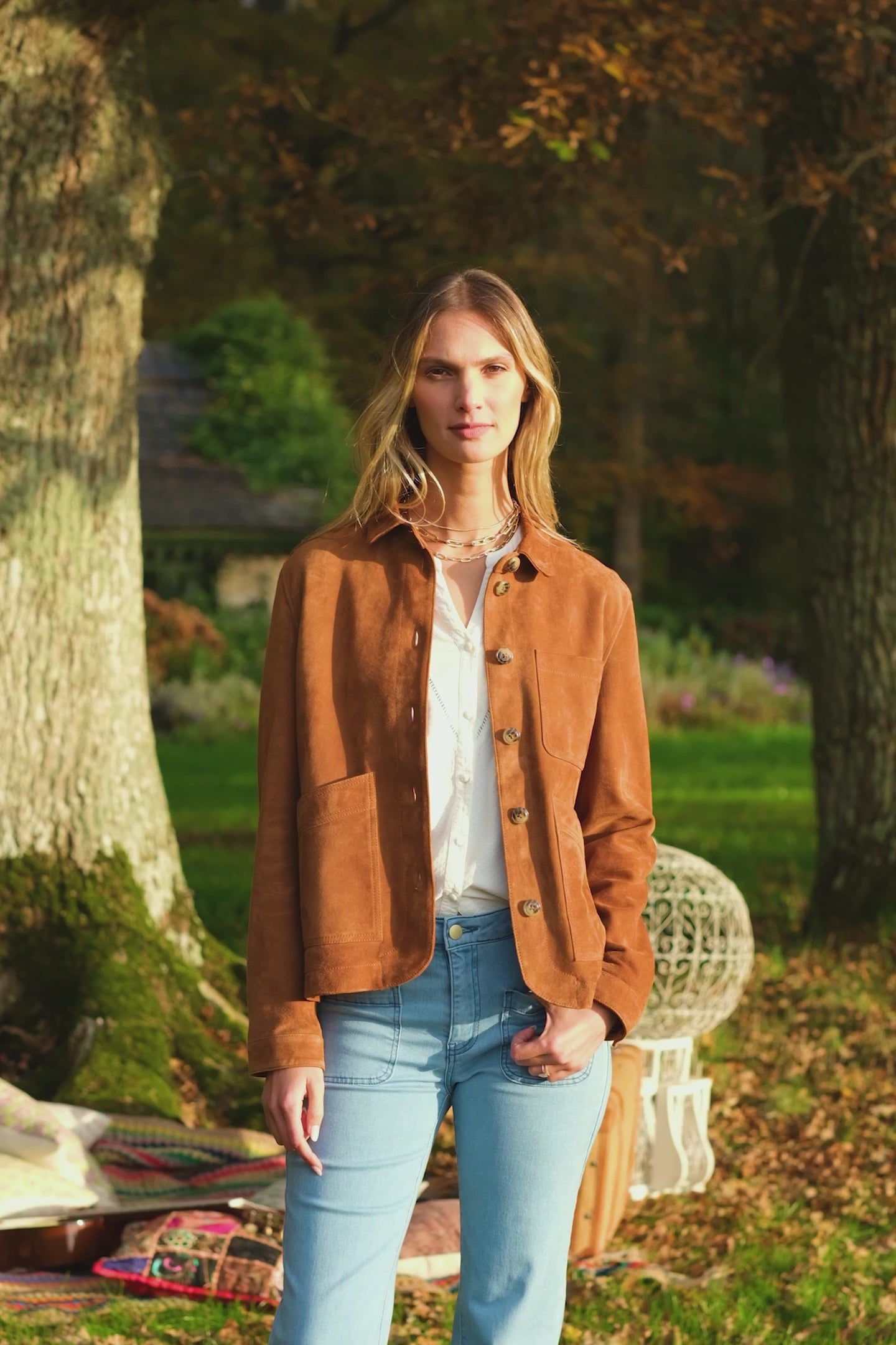 Fauline - Veste en cuir