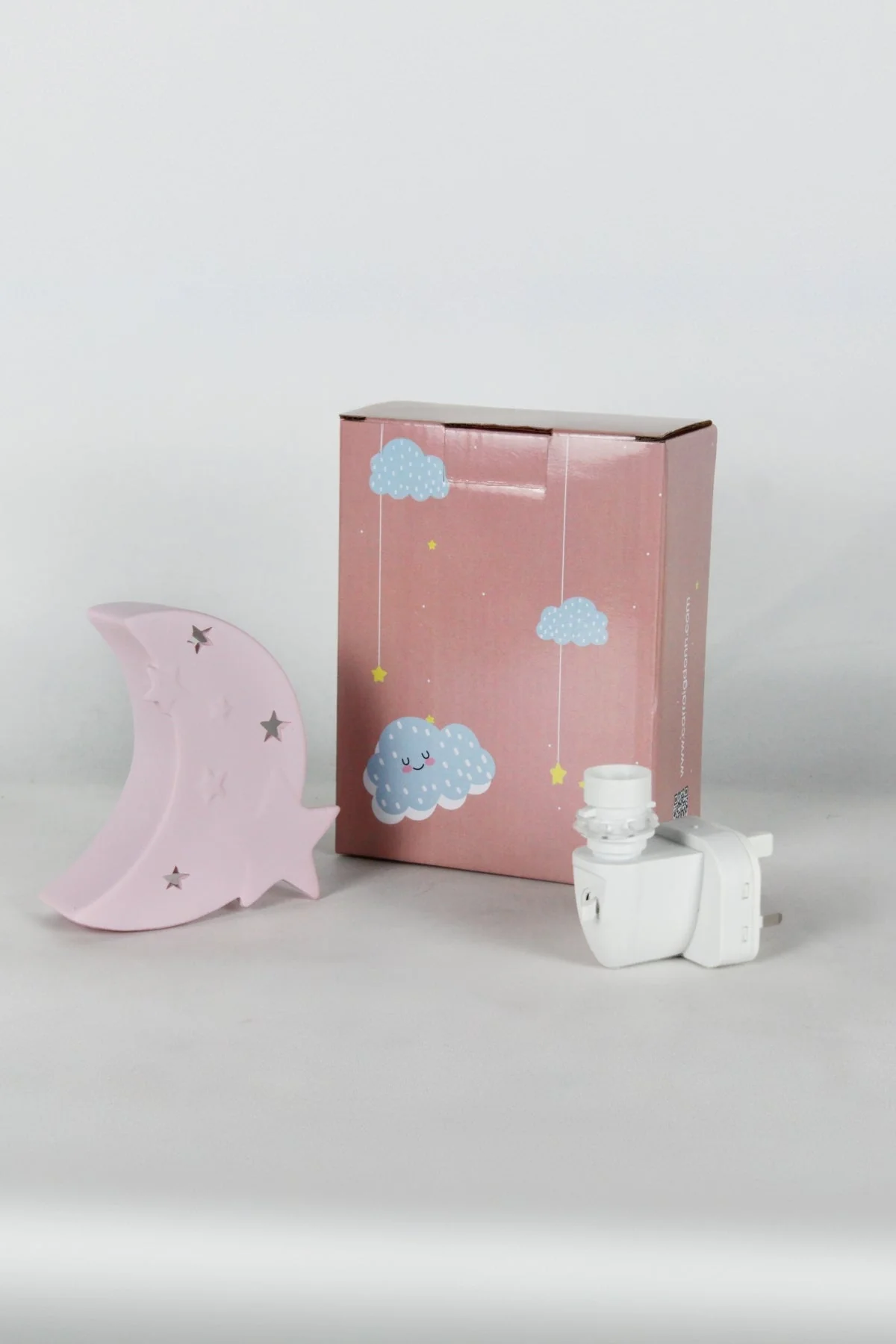 Moon Shaped Night Light Plug In Lamp