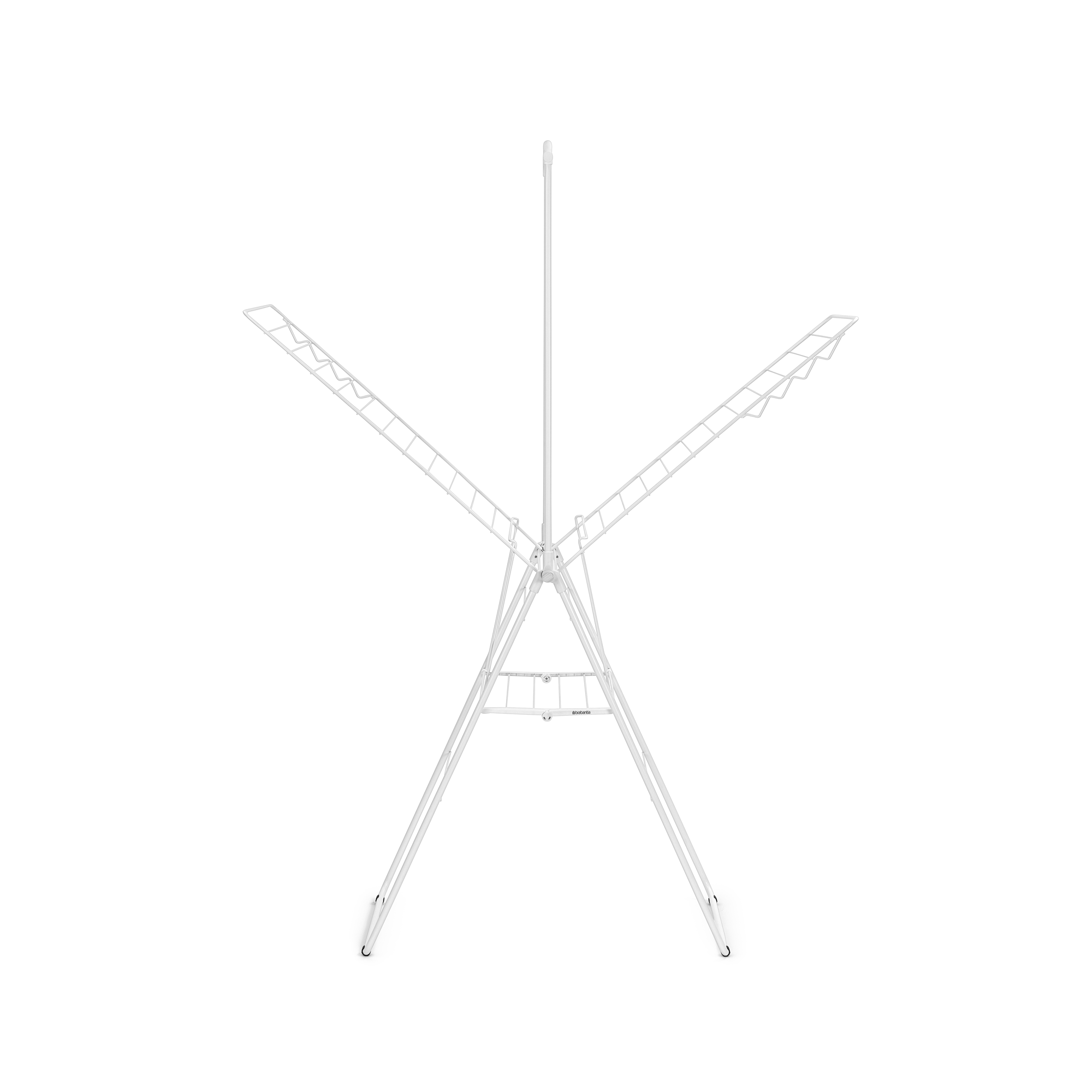 Brabantia HangOn droogrek, 25 meter met stang - White