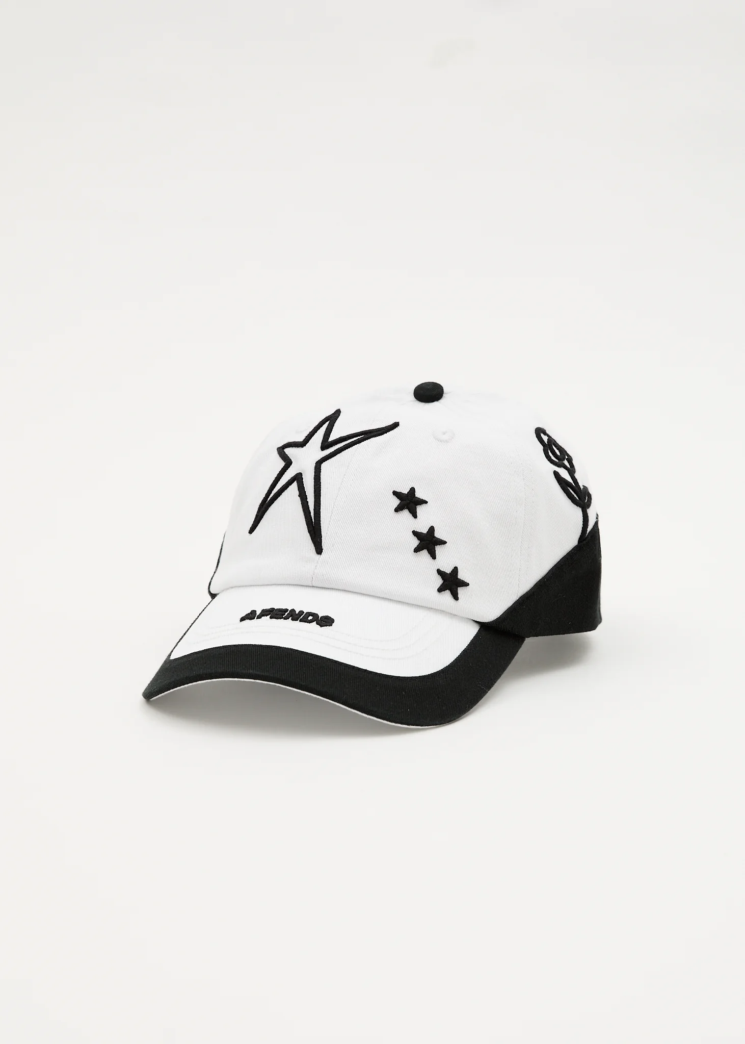 AFENDS Womens Games - Panelled Cap - White / Black
