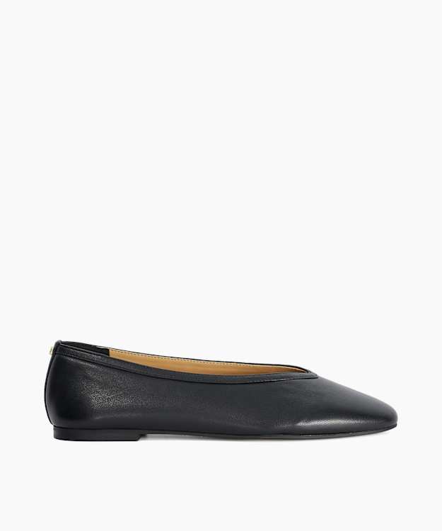 Hetta Black - Leather Ballet Flats