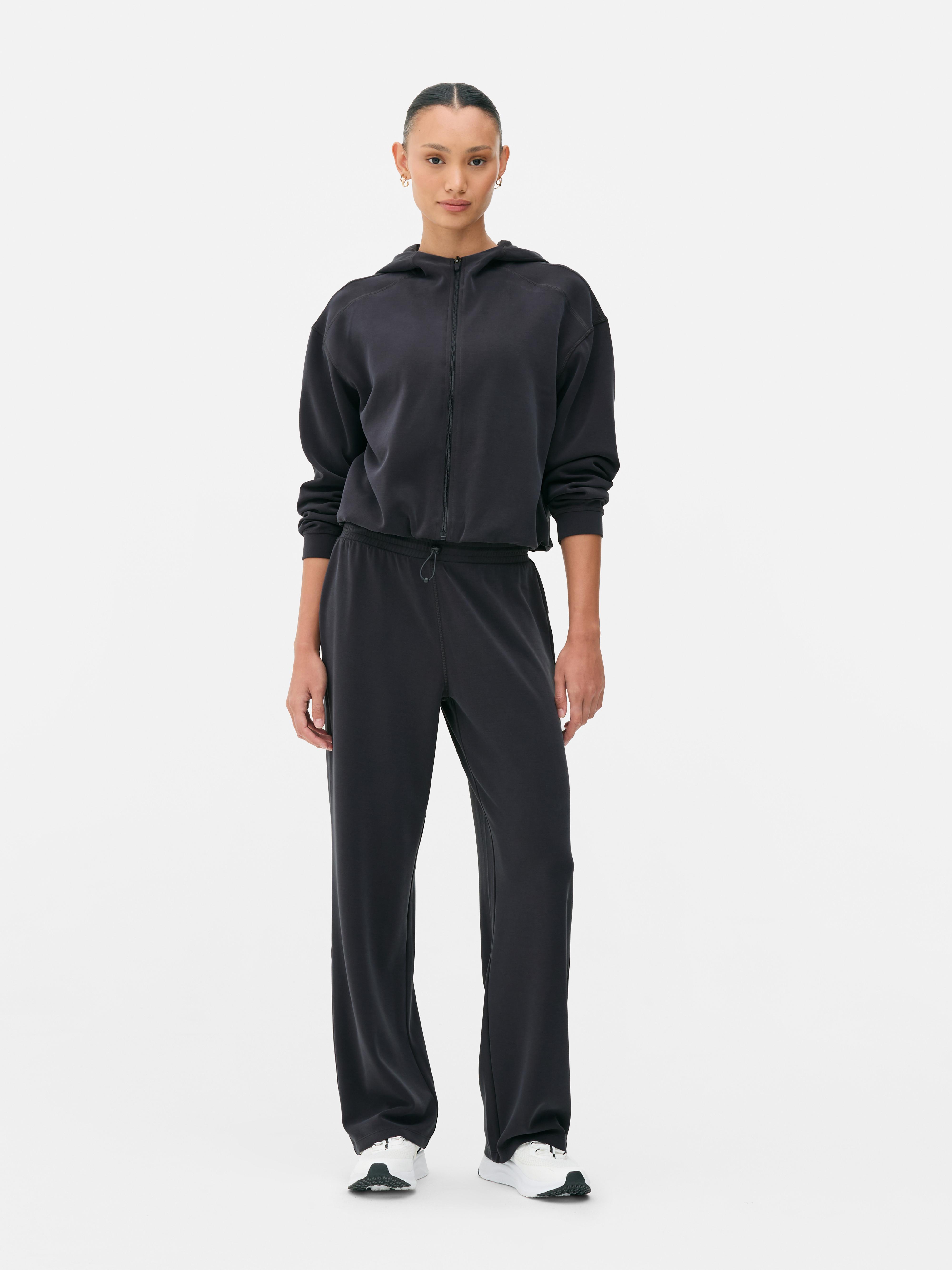 Toggle Wide Leg Sweatpants