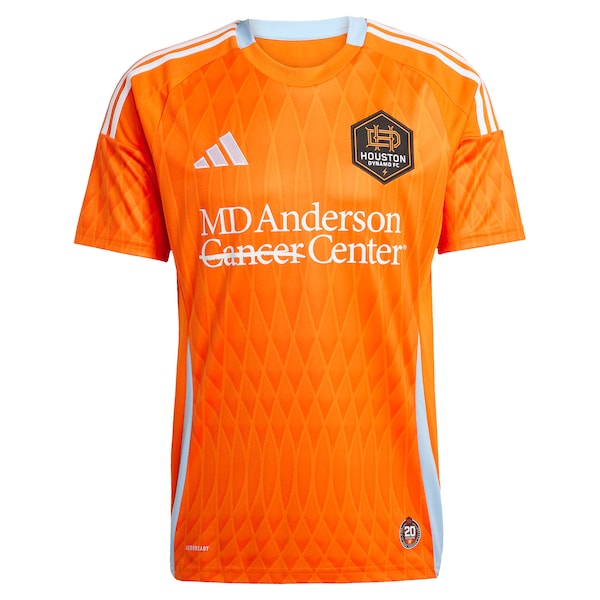Houston Dynamo FC adidas 2025 Season 20 Replica Custom Jersey - Orange