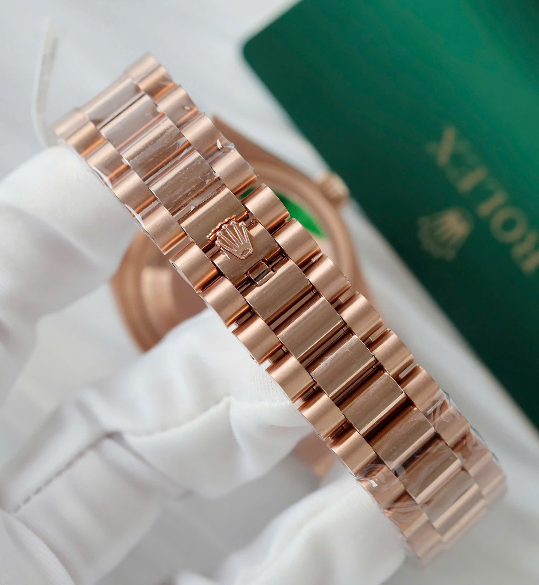 Rolex Day-Date RG Plated Diamond Dial 36mm Super Clone