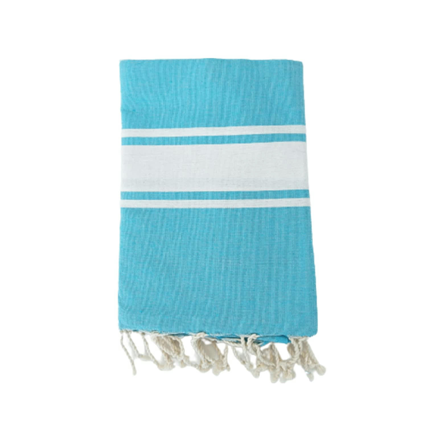100X200CM 190GM² - Fouta traditionnelle "Kozo" Azur 100x200