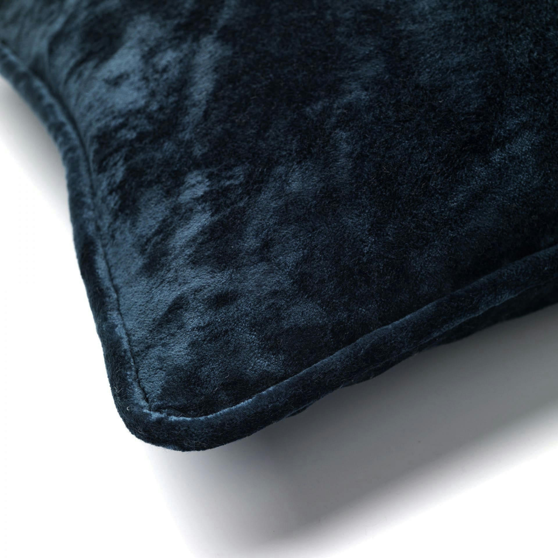 - Coussin bleu en velours 50x50 cm uni