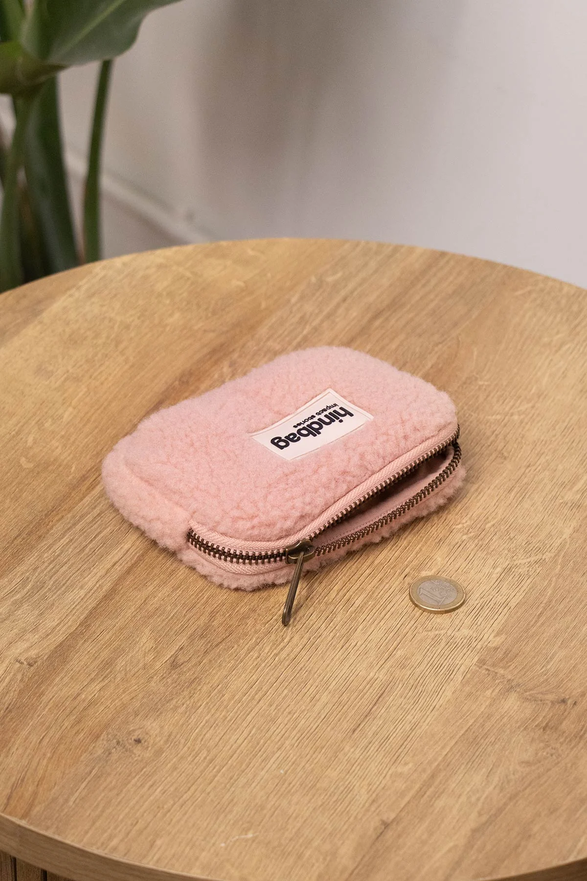 Porte-monnaie Lili Teddy Rose poudré
