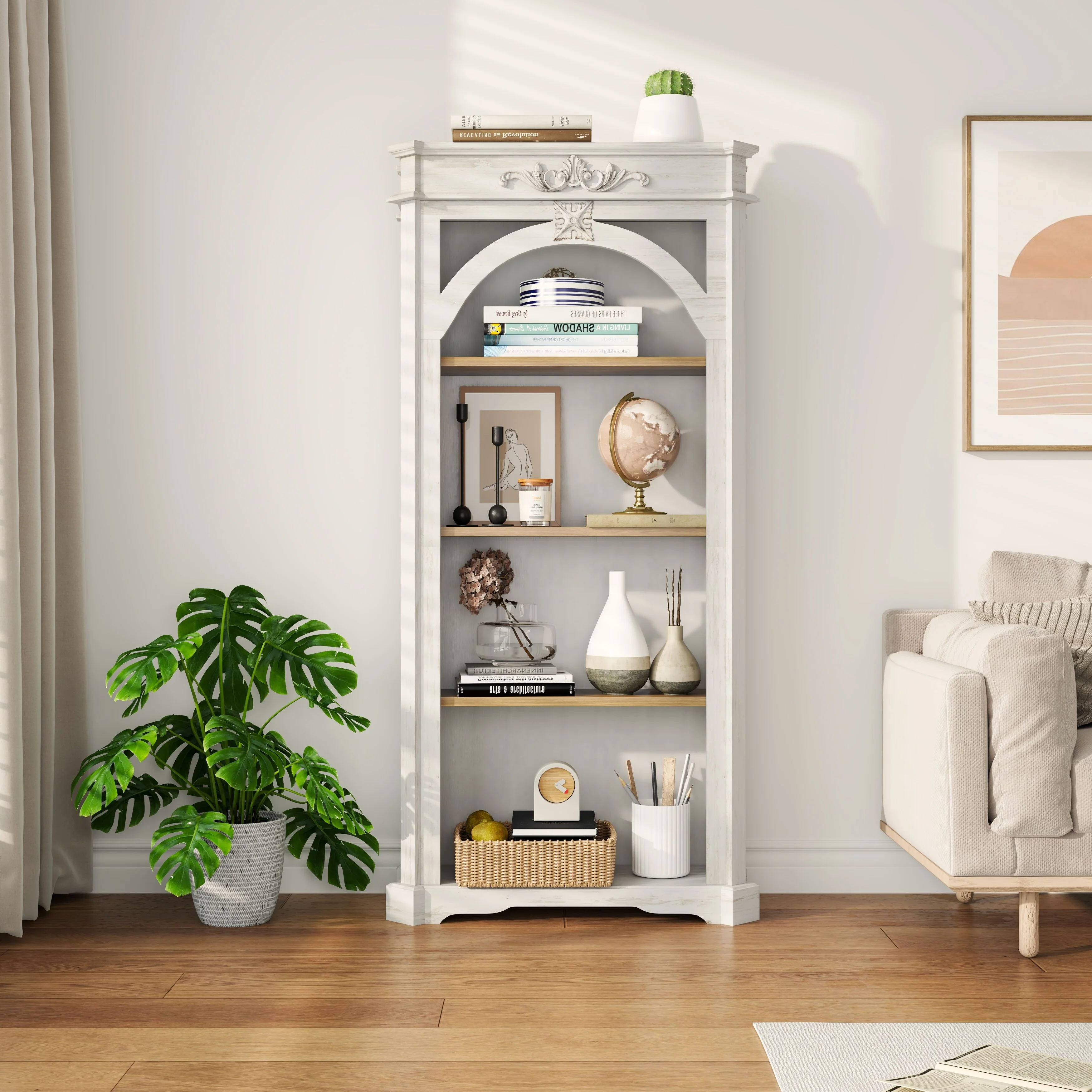 4 Tiers bookshelf