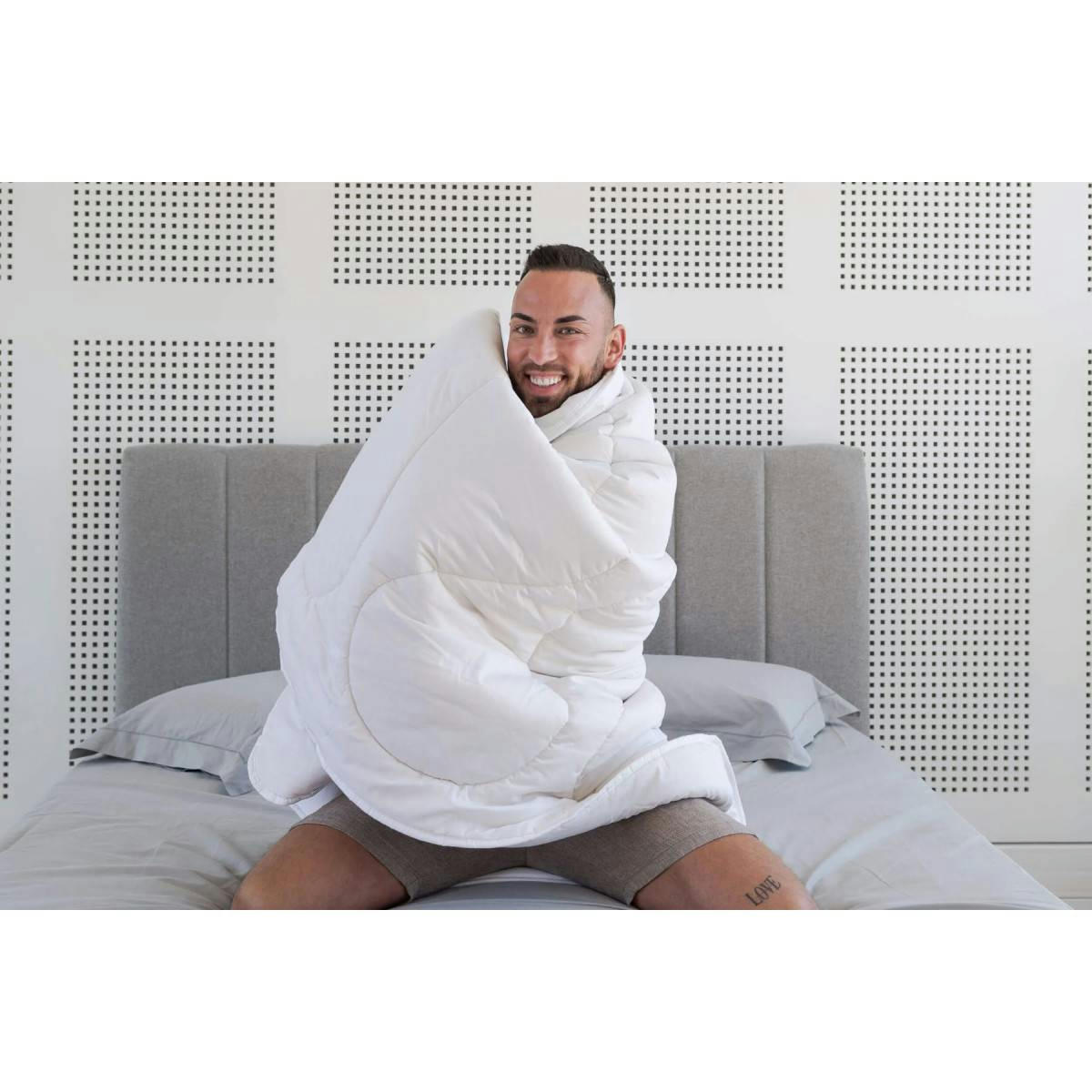 HANA - Couette HIVER 600g/m² - enveloppe coton bio - 260 x 240