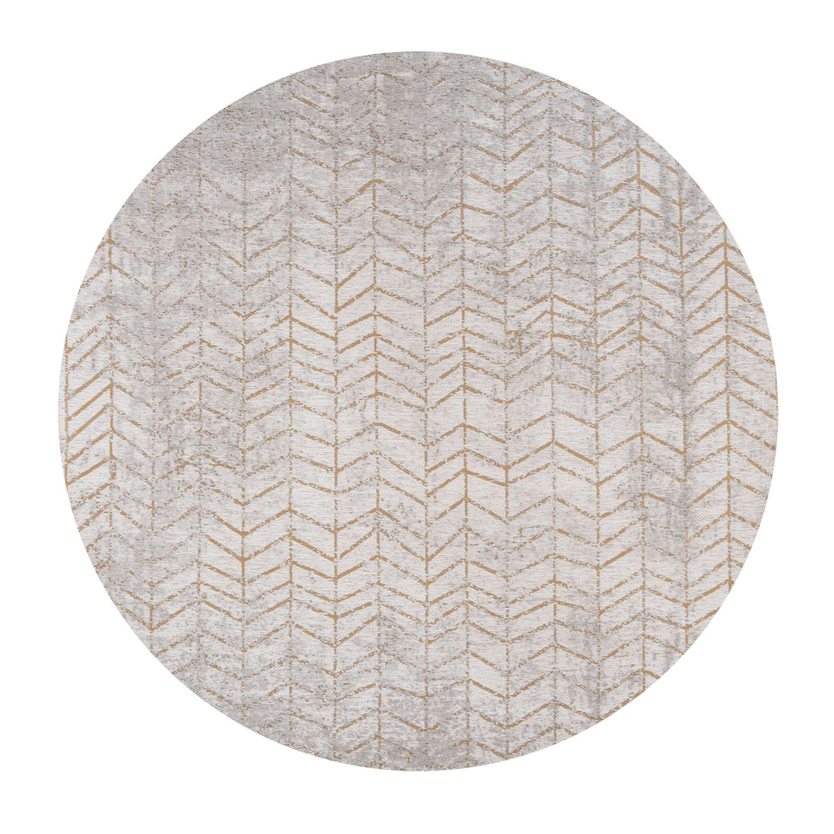 Ecorugs vloerkleed Central Yellow - beige - 140x140cm