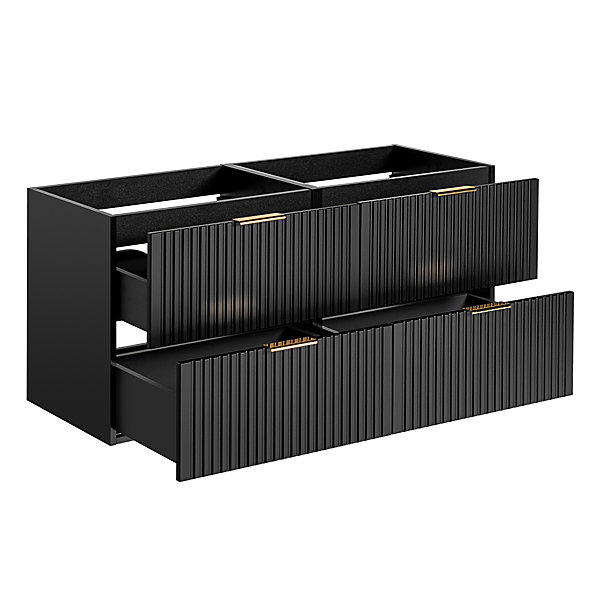 Meuble sous-vasque 120cm Adriel Noir