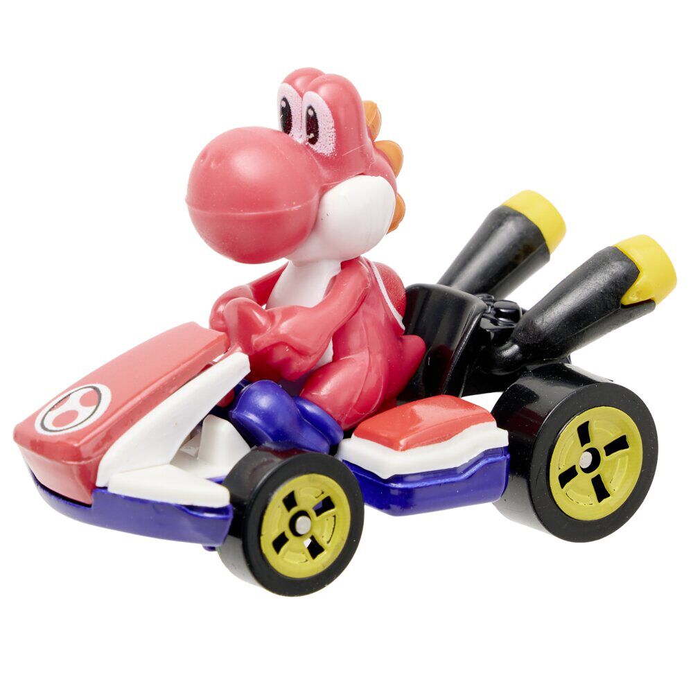 Véhicule Mario Kart 1/64 métal 14x16,5cm (plusieurs modèles)