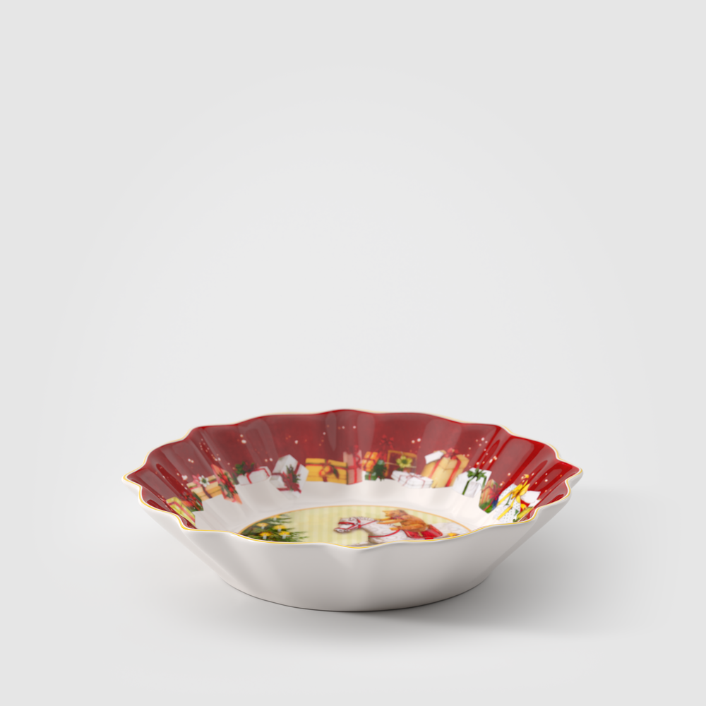 Toy's Fantasy Bowl - Multi-colored, 6.1 oz, Premium Porcelain