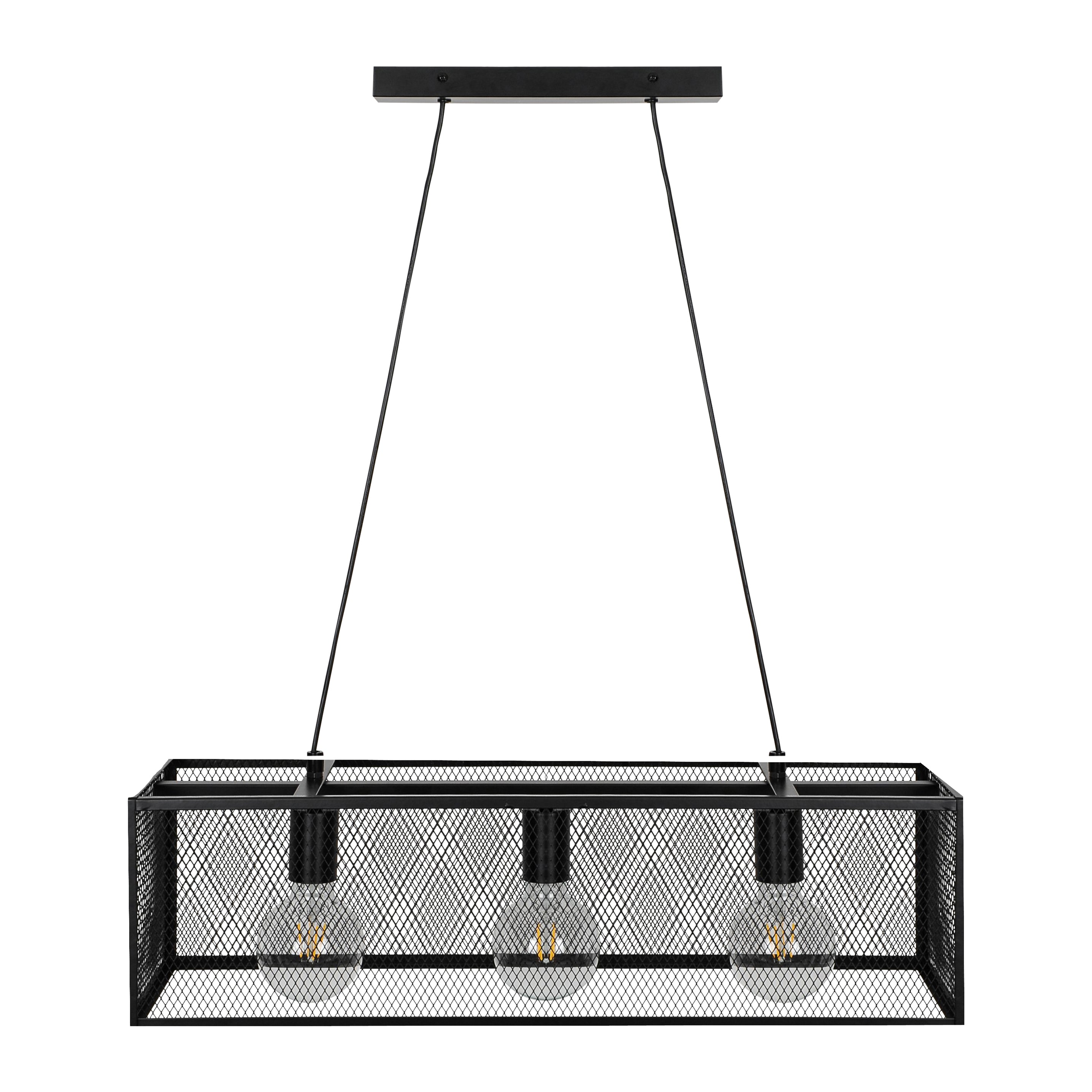 D'Lite Merkem Hanglamp - Mat Zwart