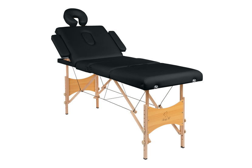Łóżko do masażu FUNFIT HOME&GARDEN stół 4 segmentowy drewniany  torba