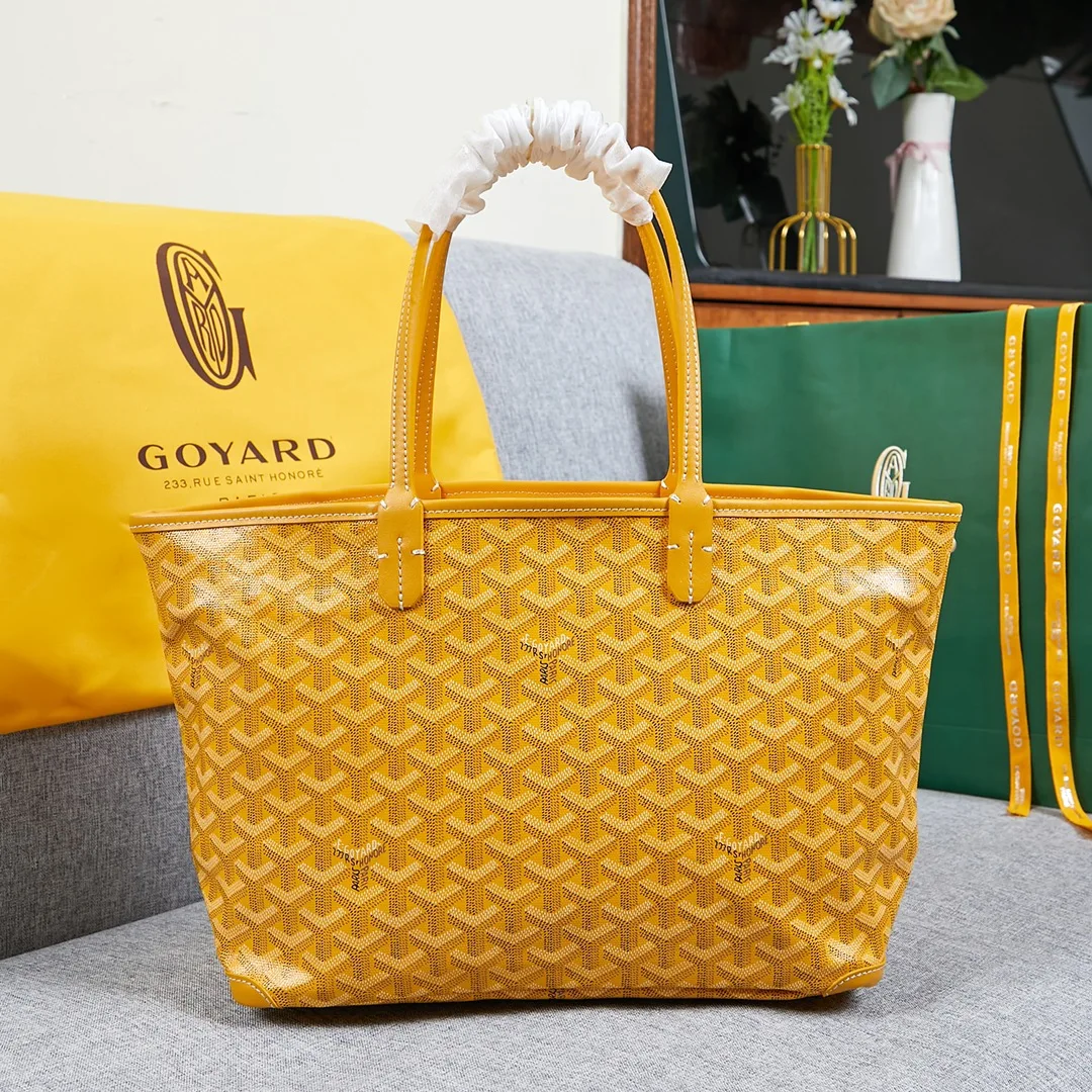 Goyard artois bag yellow