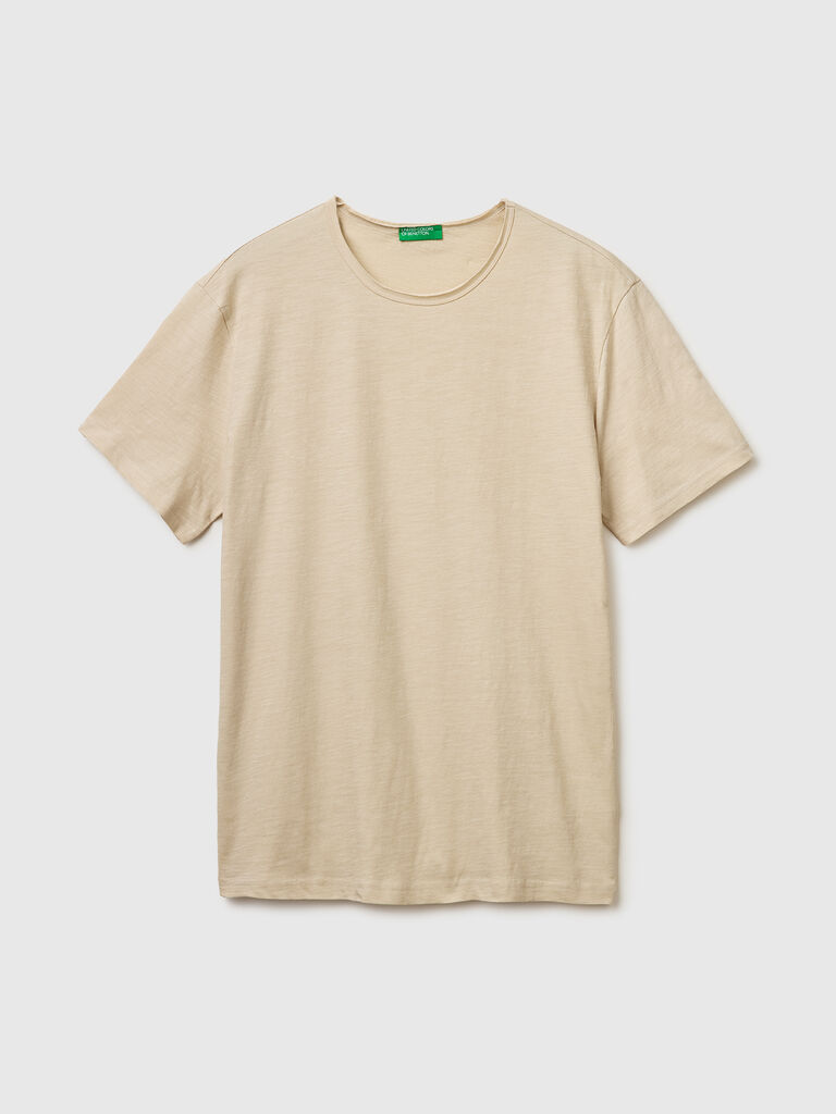 Slub cotton t-shirt