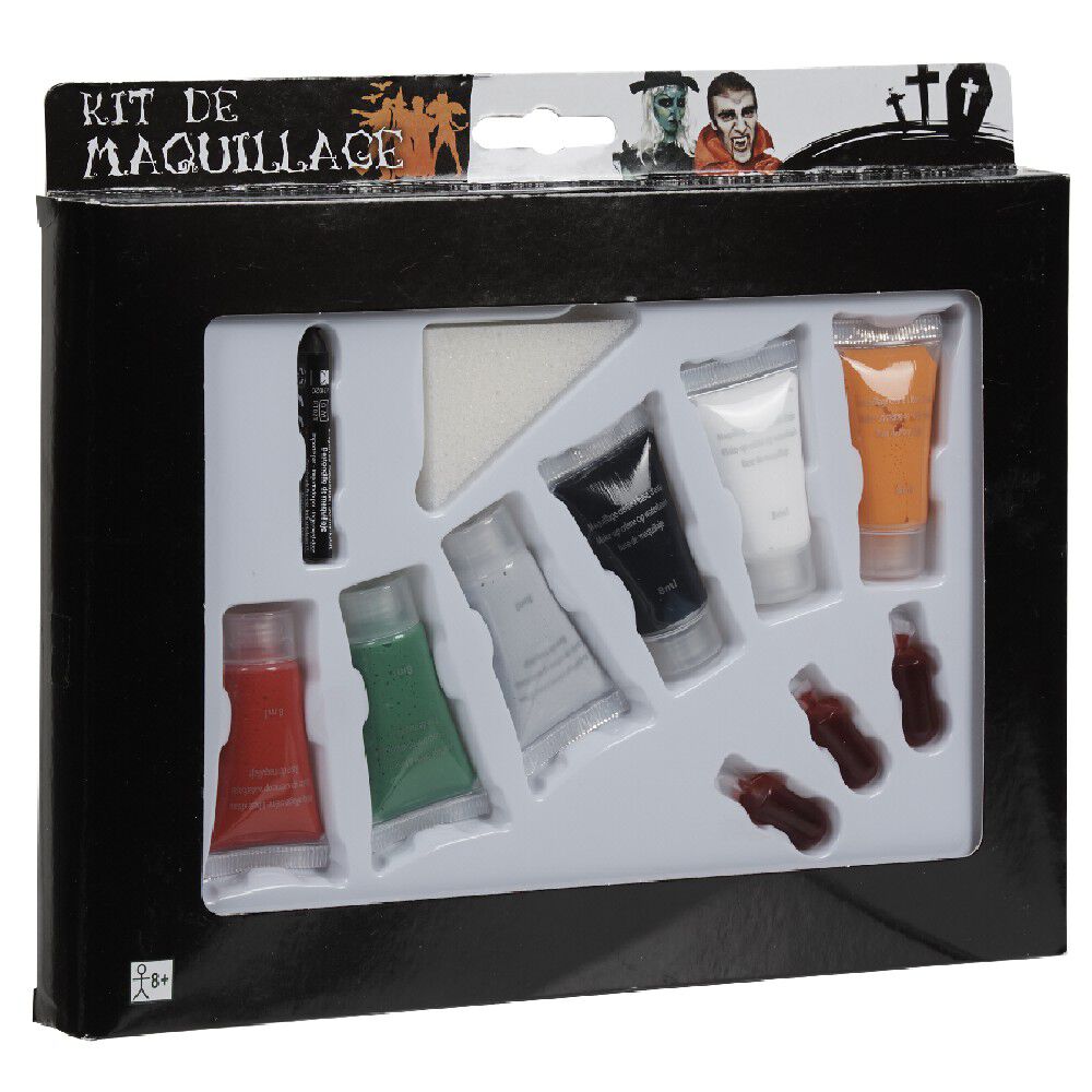 Kit maquillage Halloween 11 pièces