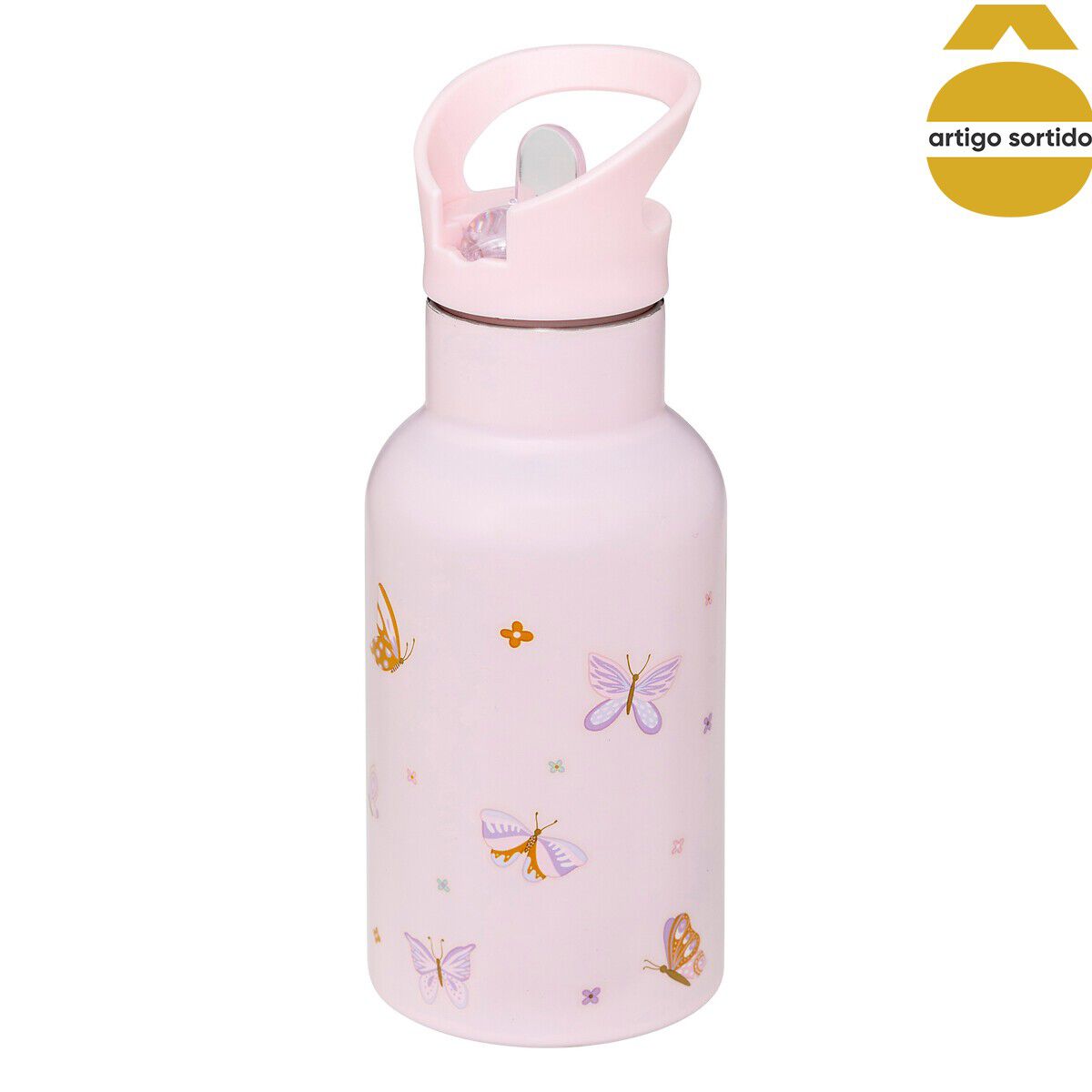 Garrafa térmica 350ml aço inoxidável