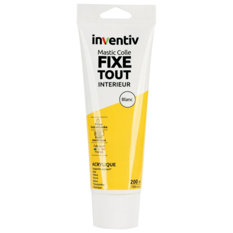 Mastic colle Fixe Tout 0,2 L INVENTIV