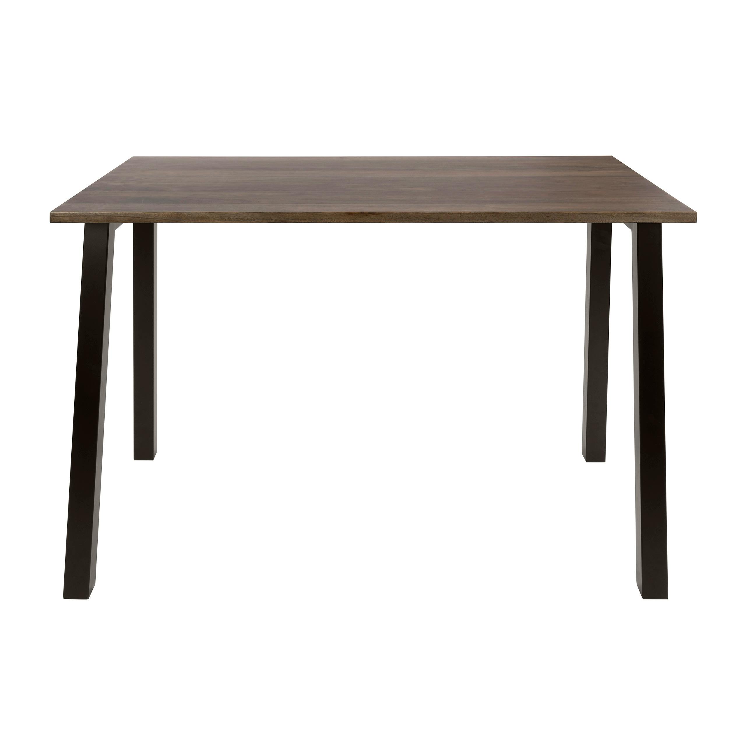 Table haute cuisine en bois d'acacia foncé 147 cm NAKO