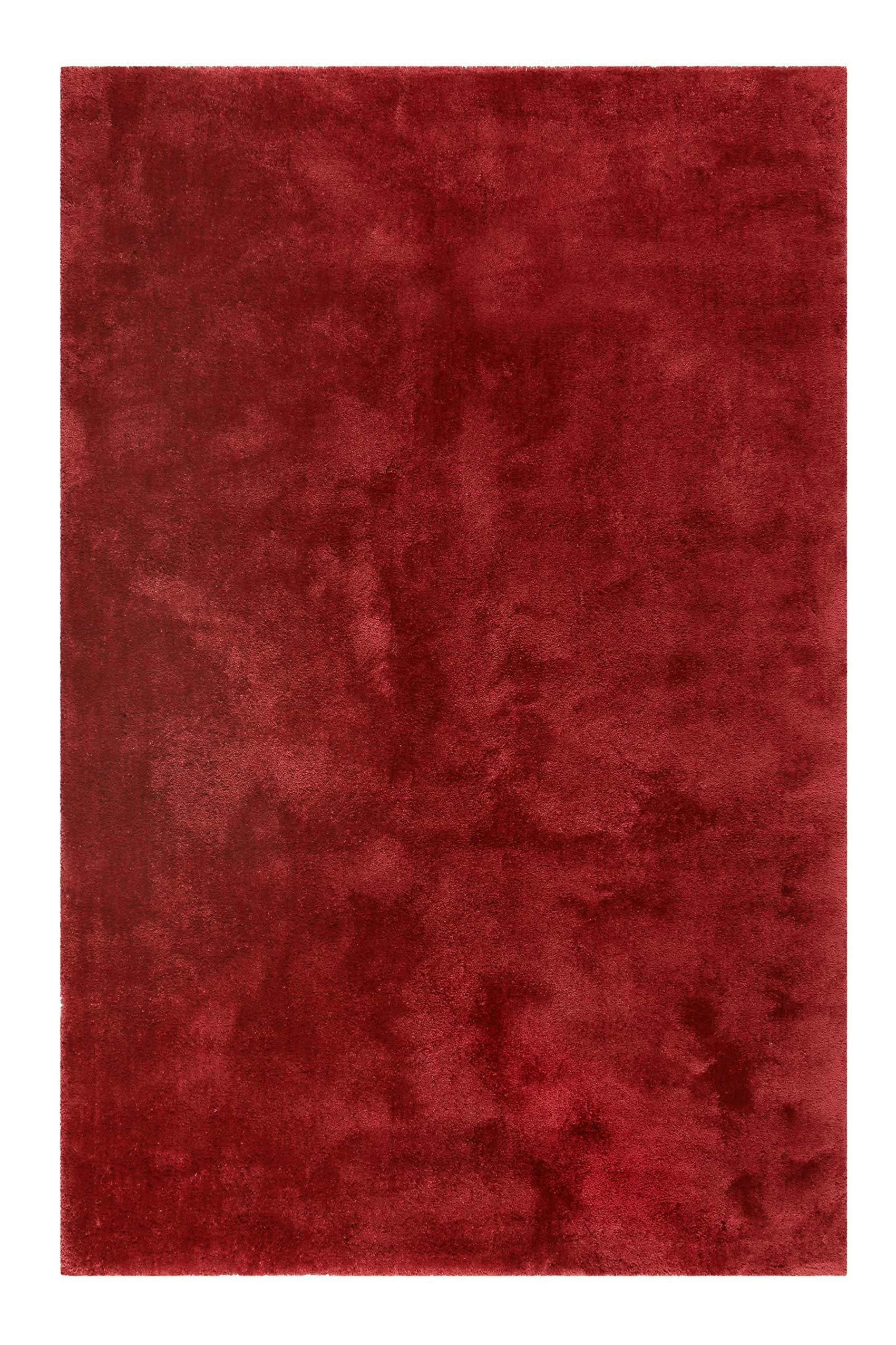 RELAXX - Tapis poils longs tufté doux rouge pourpre 130x190