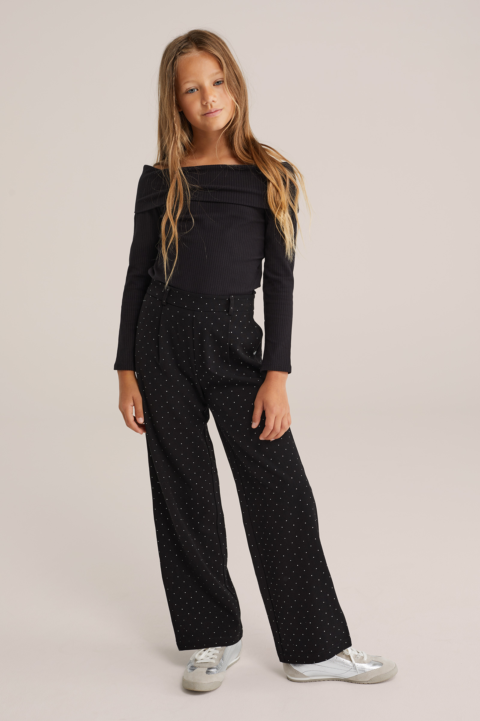 Meisjes straight leg broek