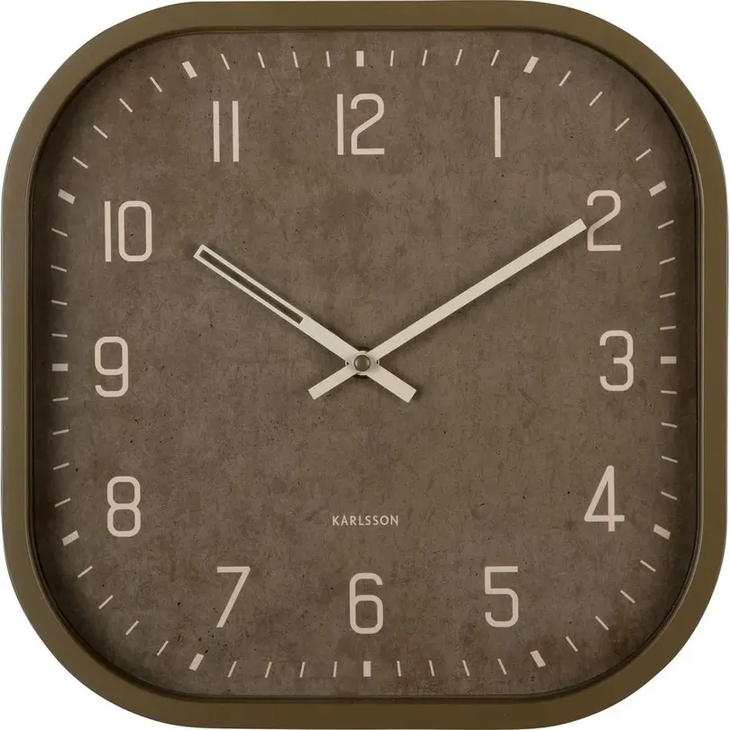 Wanduhr Elemental Cuadrado