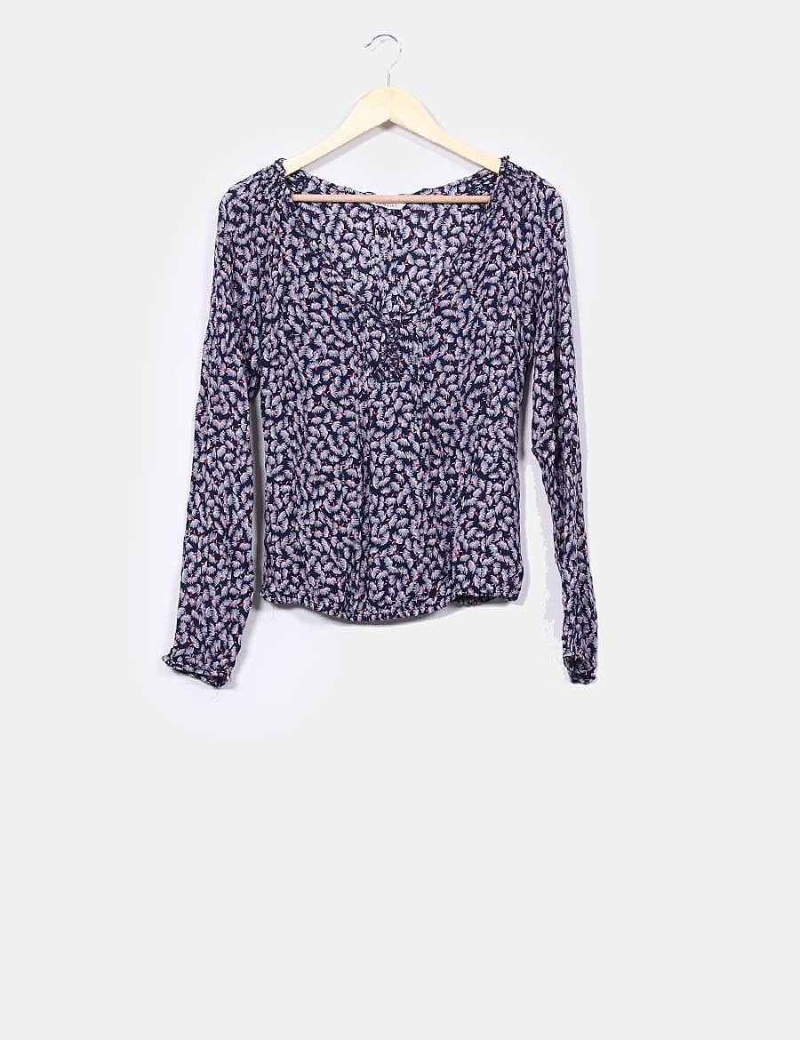Camaïeu Blue printed blouse